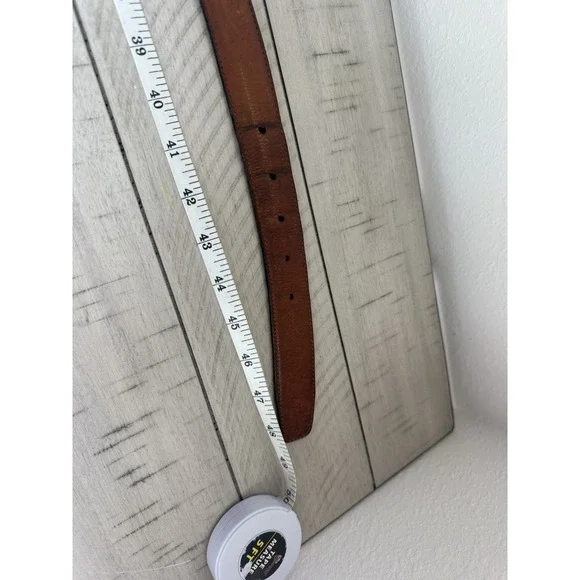 Florsheim mens belt Genuine Italian leather Made In Italy brown Sz 42/105 - Picture 10 of 10